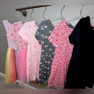 EUC Cat & Jack Toddler 6 Dresses Bundle (4T)